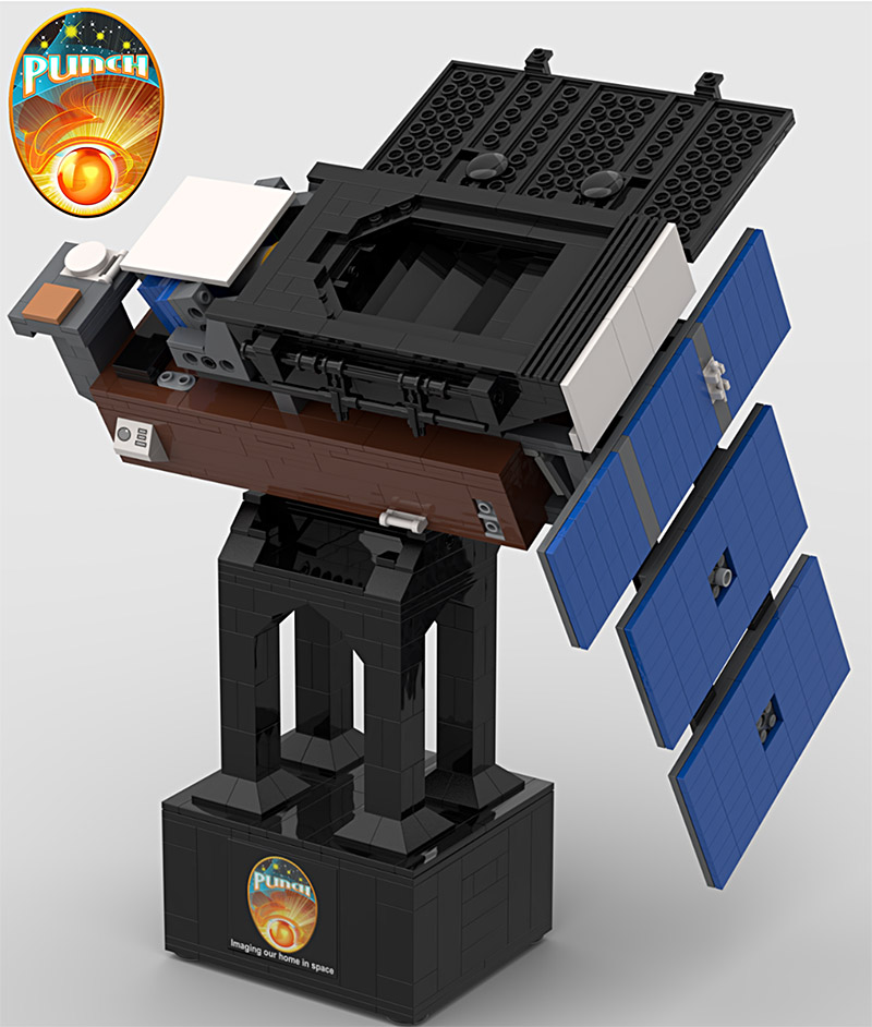 The completed PUNCH WFI LEGO® model.