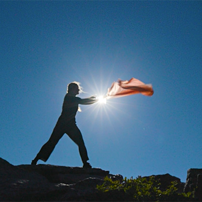 In this activity, participants use their bodies and the 
      elements of dance to represent key features of solar activity (sunspots, flares, coronal mass ejections, and solar wind) through 
      movement